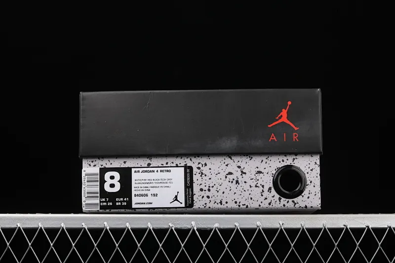 All categories Air Jordan Jordan series basketball shoes Air Jordan 4 pure original Air Jordan 4 White Cement AJ4 Joe 4 white cement white gray 840606-192
